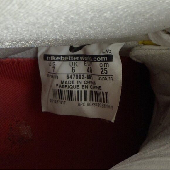 Nike Lunar Air Force 1 High Top Sneakers Size 7 - Picture 2 of 14